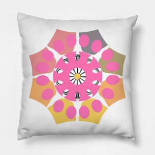 mandala Clamber drawingmandala Gamut paint Pillow