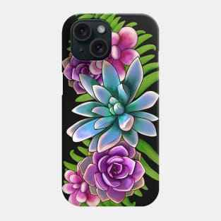 Pink Succulent Phone Case