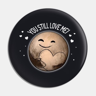 Pluto Heart Nasa Space Gift Planet Valentines Day Gift For Her Clothing For Men Women Kids Cute Kawaii Tee Nerd Daughter Pin