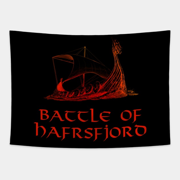 Battle of Hafrsfjord Tapestry by Styr Designs