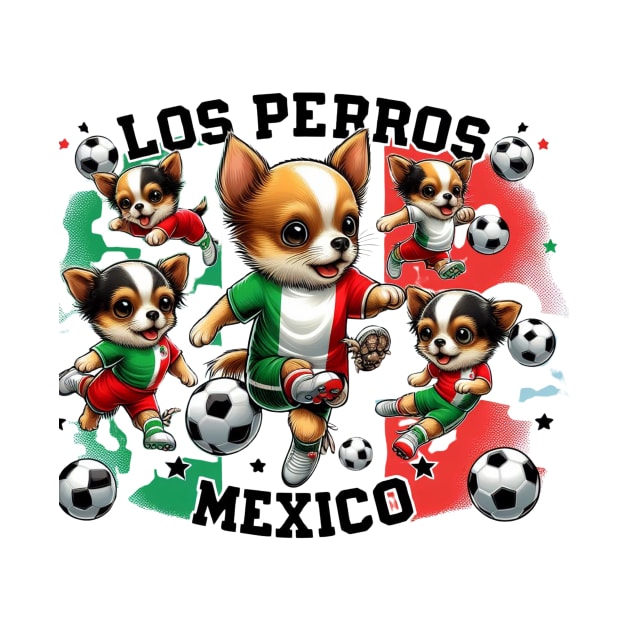 Chihuahua Soccer Futbol Los Perros Mexico #1 by Battlefoxx Living Earth