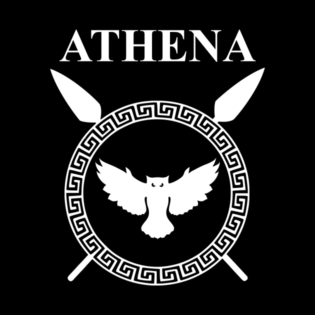 Athena Ancient Greek Goddess Shield by AgemaApparel