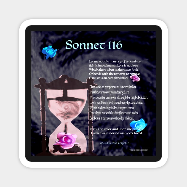 Sonnet 116 Magnet by KayeDreamsART