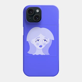 Blue Girl Phone Case