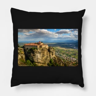 Meteora Monastery Pillow