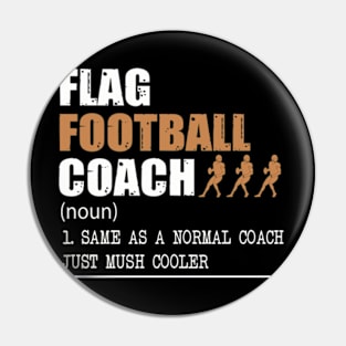 Funny Flag Football Coach Definition Best Coach Ever Pin