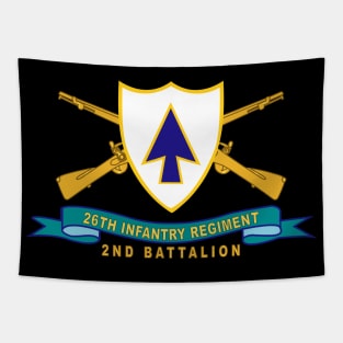 26th Infantry Regiment - DUI w Br - Ribbon - 2nd Bn X 300 Tapestry