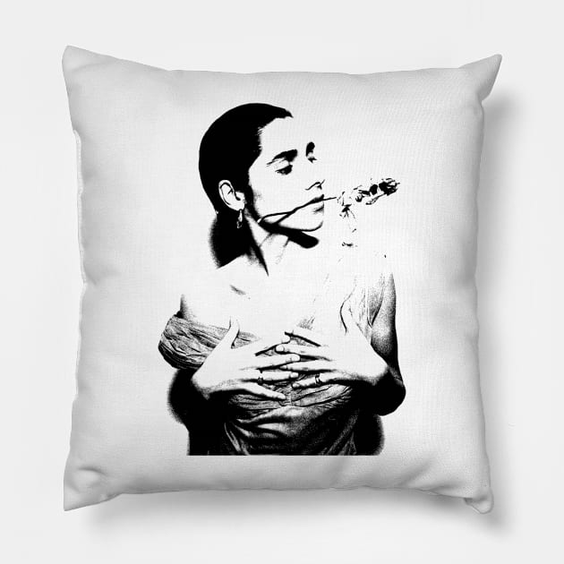 Good Fortune // pencil sketch Pillow by Amor13Fati