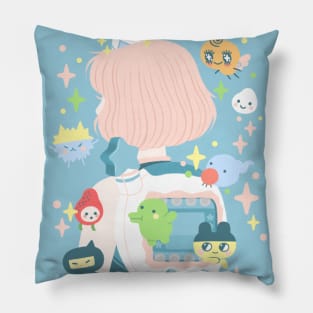 tamagotchi fever Pillow