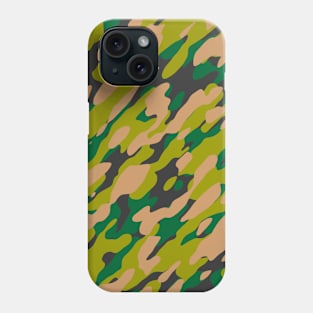 Green Olive Camouflage Phone Case