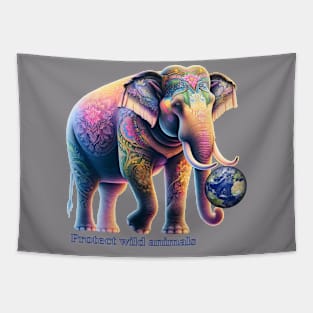 Protect wild animals Tapestry