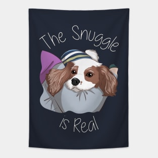 Cavalier Spaniel Snuggle and Lap Dog Tapestry