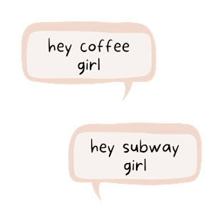 Hey subway girl! Hey coffee girl! - Inspired by August and Jane in One Last Stop T-Shirt