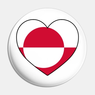 Heart - Greenland Pin