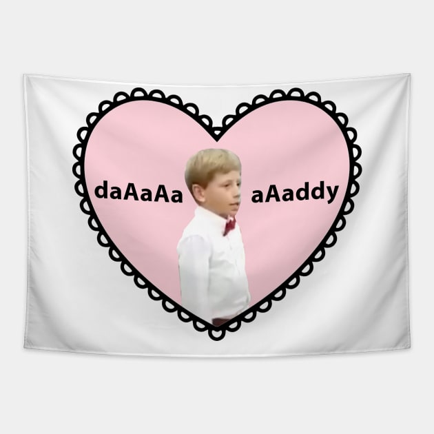 Walmart Yodel Kid Heart Tapestry by aterkaderk