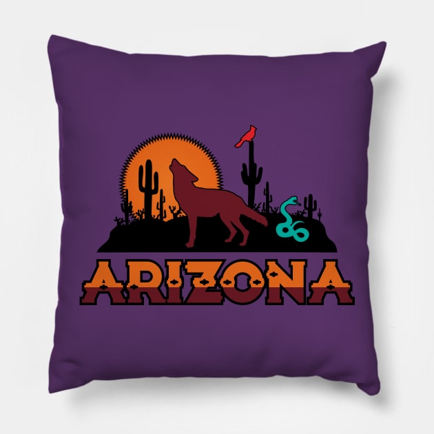 Arizona Sports Pillow by CraigAhamil