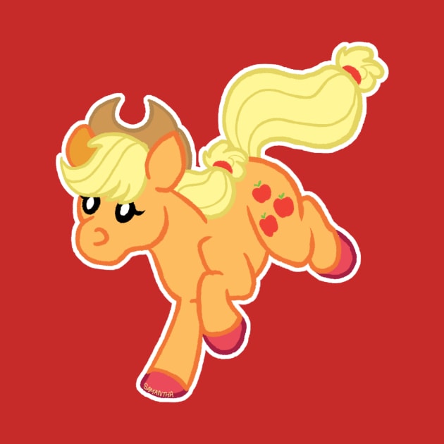 Squishie Applejack by SandyApples