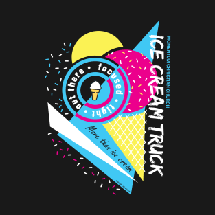 80s Retro Ice Cream Cone - Momentum Christian Church Fan Art T-Shirt