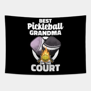 Best Pickleball Grandma Paddle Pickleballer Lucky Pickleball Tapestry