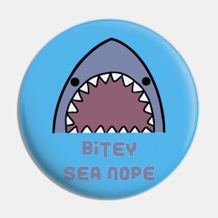 Bitey sea nope shark Pin