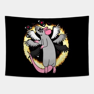 Biblically Accu-Rat Angel (Full Color Version) Tapestry