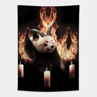 Demonic Demon Panda Tapestry