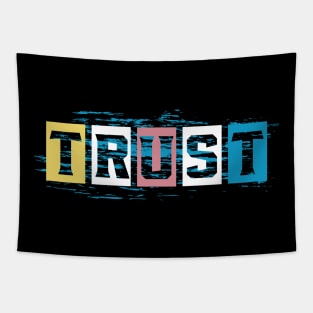 Trust Motivational Words Tapestry