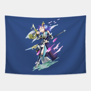 Goddess of War and Music Tapestry