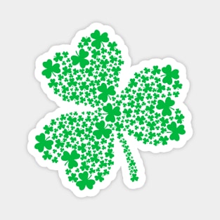 lucky shamrock st patricks day Magnet