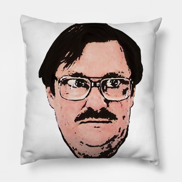 Milton head Pillow by djhyman