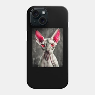 Bold Elegance: Sphynx Cat Charm, Sphynx cat-inspired Phone Case