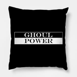 ghoul power Pillow