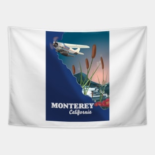 Monterey california map Tapestry