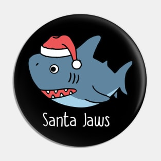 Cute Santa Jaws Funny Santa Claus Shark L:over Gift Pin