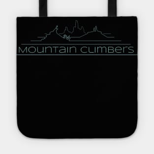 Mountain Climbers - Lines Tote