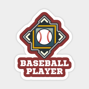 Baseball Pro Player Gift Magnet