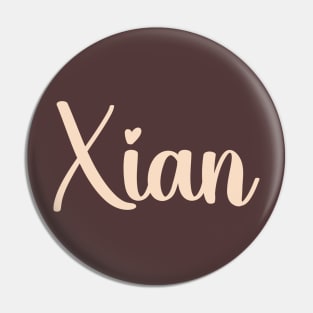 Xian, Gift with name Pin