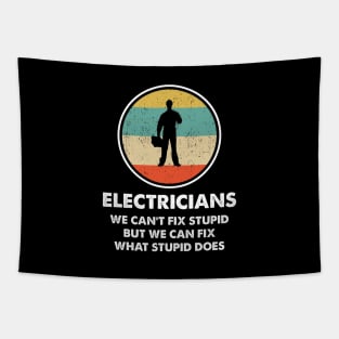 Electrician design | Funny Electrician design Tapestry