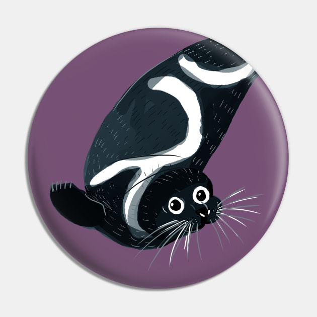 Ribbon seal Pin by belettelepink