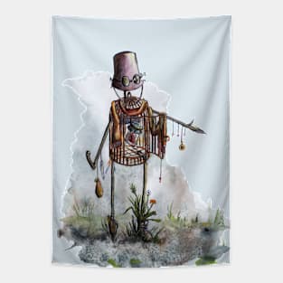 scarecrow - watercolour painting Tapestry