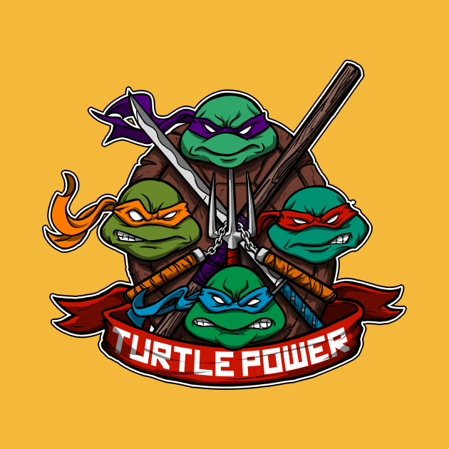 Turtle Power by juanotron