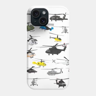 Multiple Helicopters Phone Case