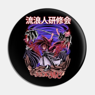 Samurai x Anime Fanart Pin