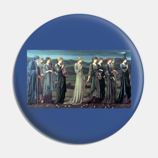 Psyche's Wedding - Edward Coley Burne-Jones Pin by forgottenbeauty