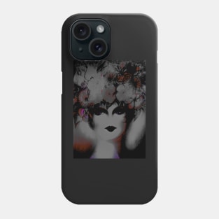 floral flowers face Phone Case