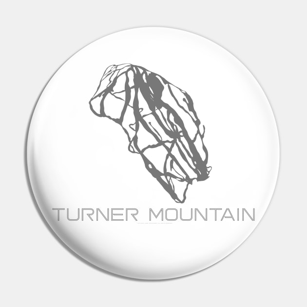 Turner Mountain Resort 3D Pin by Mapsynergy