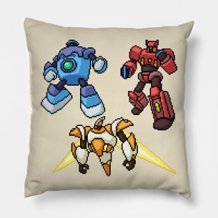 anime pixel robot Pillow