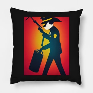 Police Halloween Pillow