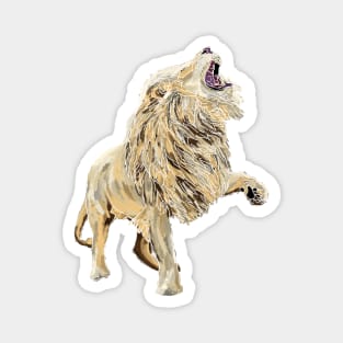 The Lion Roars Magnet