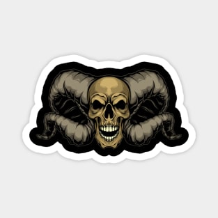 demon skull Magnet